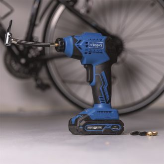   Scheppach C-AC20-X akkus kézikompresszor IXES 20 V (akku és töltő nélkül)