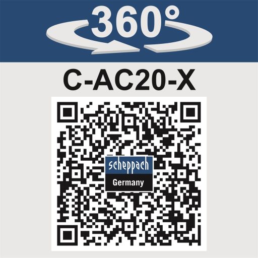 Scheppach C-AC20-X akkus kézikompresszor IXES 20 V (akku és töltő nélkül)