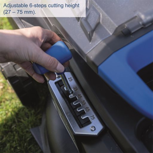 Scheppach BC-MP430-X-SET XL2 akkus fűnyíró indukciós motorral 4 az 1-ben 2x20V, IXES 20V (2 db akkuval és töltővel)