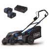 Scheppach BC-MP380-X-SET XL2 akkus fűnyíró indukciós motorral 4 az 1-ben 2x20V, IXES 20V (2 db akkuval és töltővel)