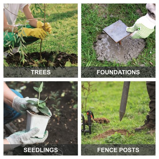 Scheppach BC-EB100-X akkus földfúró indukciós motorral, IXES 20 V (akku és töltő nélkül)