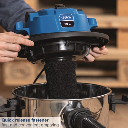 Scheppach VC 20 száraz/nedves porszívó 20 l