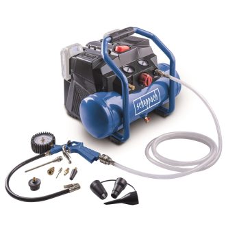   Scheppach C-ACT160/6-X akkus olajmentes kompresszor, 6 l, IXES 20 V (akku és töltő nélkül)