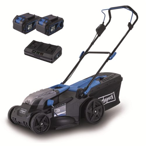Scheppach BC-MP320-X-SET L akkus fűnyíró indukciós motorral 3 az 1-ben IXES 20 V (akkuval és töltővel)
