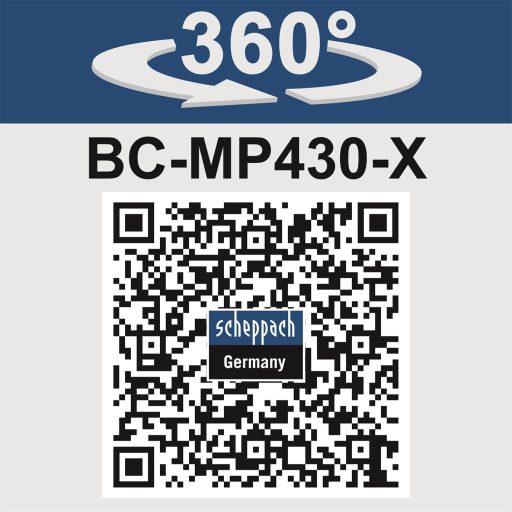 Scheppach BC-MP320-X-SET L akkus fűnyíró indukciós motorral 3 az 1-ben IXES 20 V (akkuval és töltővel)