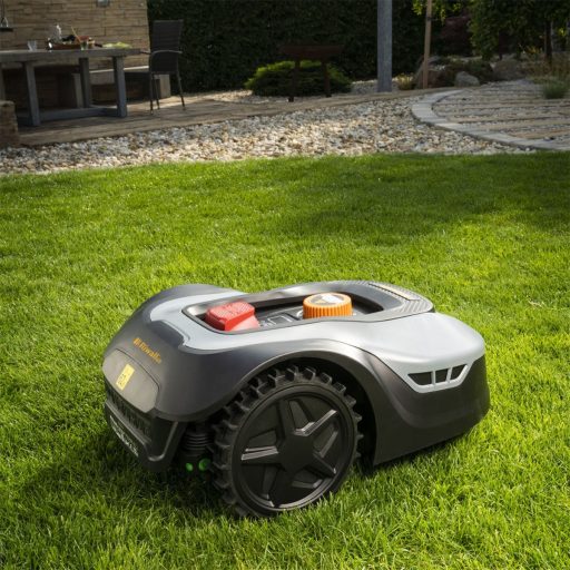 Riwall PRO RRM 950 APP - akkumulátoros robotfűnyíró 900 m2, WiFi és Bluetooth vezérlési lehetőséggel 