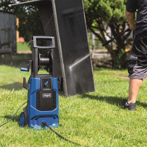 Scheppach HCE 2800 elektromos magasnyomású mosó 180 bar, tartozékokkal