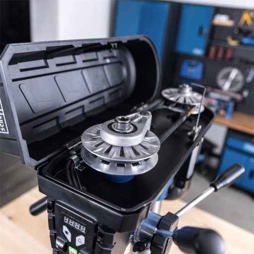 Scheppach TBM 300 Vario oszlopos fúrógép keresztlézerrel és LED-világítással