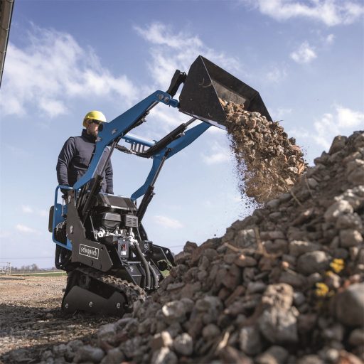 Scheppach MKL 730 hernyótalpas csúszókormányzású rakodógép