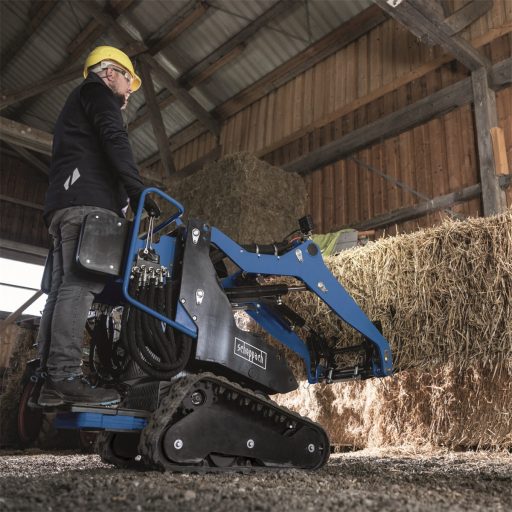 Scheppach MKL 730 hernyótalpas csúszókormányzású rakodógép