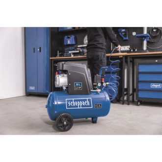 Scheppach HC 65 olajkenésű kompresszor 10 bar / 50 liter