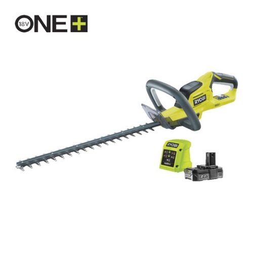 Ryobi 18V One Plus™ 45cm-es akkus sövényvágó, 1x 2,0 Ah akkumulátor, töltő - RHT1845-20