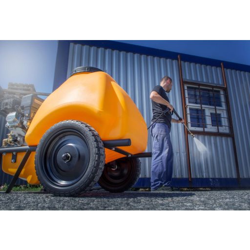 Gaspper GF120 benzines magasnyomású mosó 120L tartállyal, Peggas – 3,9 kW, 220 bar, 11 l/perc