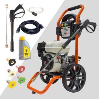   Gaspper GP3300HD ipari benzines magasnyomású mosó, Honda – 4,1 kW, 220 bar, 11 l/perc