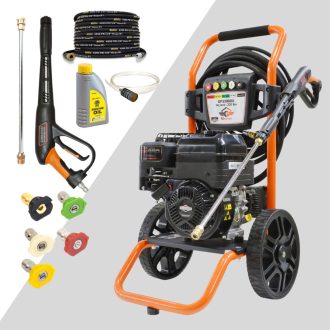   Gaspper GP3300DA ipari benzines magasnyomású mosó, Briggs & Stratton – 4,7 kW, 220 bar, 14 l/perc