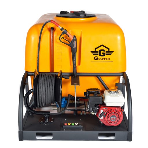 Gaspper GP500 ipari benzines magasnyomású mosó 500L tartállyal, Honda – 4,7 kW, 220 bar, 14 l/perc