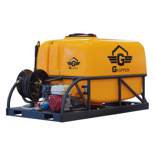 Gaspper GP500 ipari benzines magasnyomású mosó 500L tartállyal, Honda – 4,7 kW, 220 bar, 14 l/perc