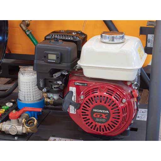 Gaspper GP500 ipari benzines magasnyomású mosó 500L tartállyal, Honda – 4,7 kW, 220 bar, 14 l/perc