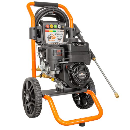 Gaspper GP3300XM ipari benzines magasnyomású mosó, Briggs & Stratton – 4,7 kW, 220 bar, 14 l/perc