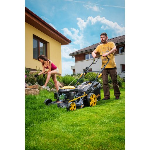 Riwall PRO RPM 5135 önjáró benzinmotoros multifunkciós fűnyíró 4 az 1-ben