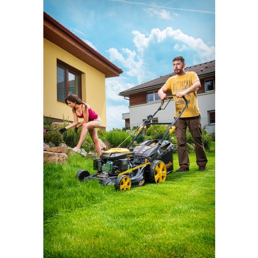 Riwall PRO RPM 5135 önjáró benzinmotoros multifunkciós fűnyíró 4 az 1-ben