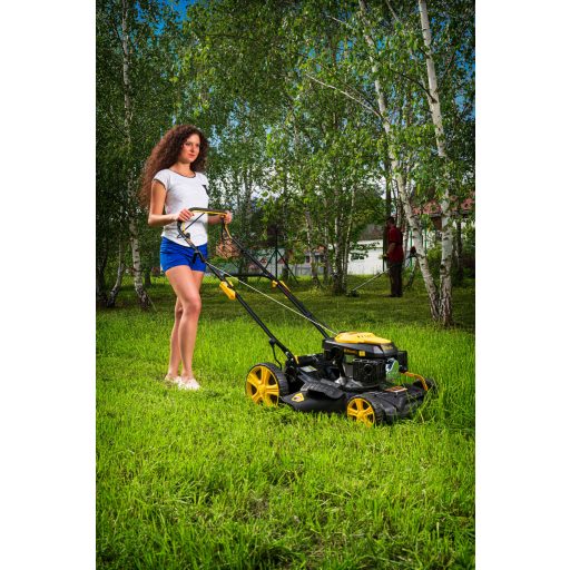 Riwall PRO RPM 5135 önjáró benzinmotoros multifunkciós fűnyíró 4 az 1-ben