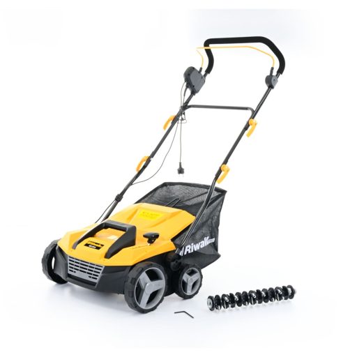 Riwall PRO REV 3816 elektromos combi gyeplazító/gyepszellőztető 3 az 1-ben