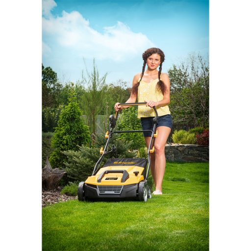 Riwall PRO REV 3816 elektromos combi gyeplazító/gyepszellőztető 3 az 1-ben