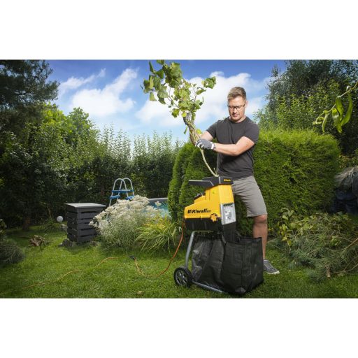 Riwall PRO RES 3044 elektromos ágaprító 3000W, hengeres