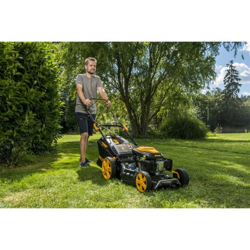 Riwall PRO RPM 5355 önjáró benzinmotoros multifunkciós fűnyíró 4 az 1-ben