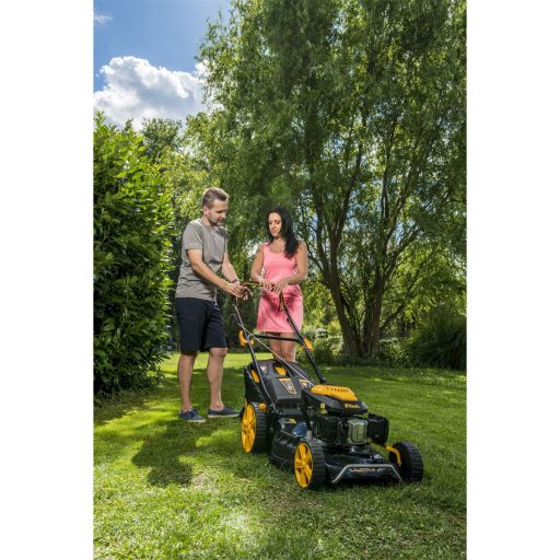 Riwall PRO RPM 5355 önjáró benzinmotoros multifunkciós fűnyíró 4 az 1-ben