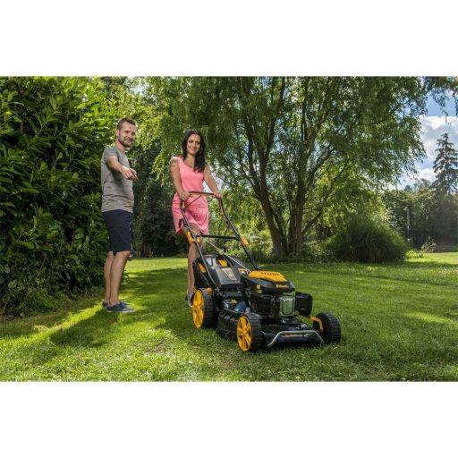 Riwall PRO RPM 5355 önjáró benzinmotoros multifunkciós fűnyíró 4 az 1-ben