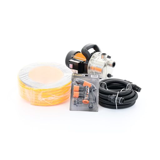 Riwall PRO REJP 1000 INOX SET kerti szivattyú 1000 W + tartozékokkal
