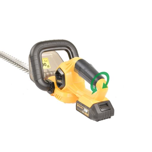 Riwall PRO RAHT 5220 SET - akkus sövényvágó 20V (2Ah akkuval és töltővel) 