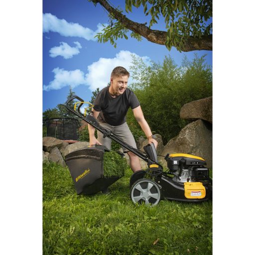 Riwall PRO RPM 5155 V PRO önjáró benzinmotoros multifunkciós fűnyíró 4 az 1-ben állítható sebességgel