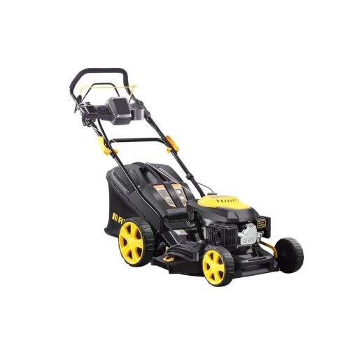 Riwall PRO RPM 4735 E önjáró multifunkciós benzines fűnyíró 4 az 1-ben elektromos indítással