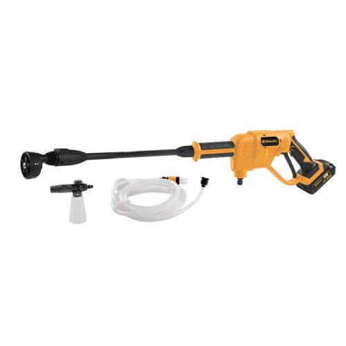 Riwall PRO RAPW 2420 SET akkus magasnyomású mosó 20 V, tartozékokkal (akkuval és töltővel)