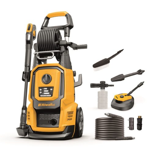 Riwall PRO REPW 180 RC SET elektromos magasnyomású mosó 180 bar, távvezérléssel és tartozékokkal