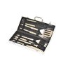 Riwall PRO RBBQ 7S SET 7-részes rozsdamentes acél grilleszköz készlet kofferben