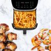HKN TESLA AirCook Q70 XXL többfunkciós digitális forró levegős sütő, 8 literes