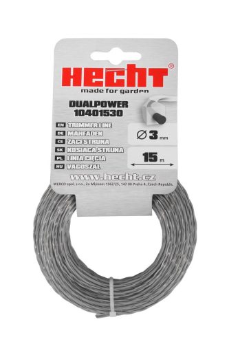 HECHT 10401530 - Vágószál maggal "négyzet" 3*15m