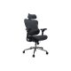 Equip Szék - 651052 (Premium, ergonomikus, Max teherbírás: 150kg, fekete/kék)