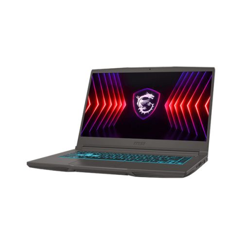 MSI Notebook - Gaming NB Thin 15 B12VE-1469, 15.6" FHD 144Hz, i5-12450H, 16GB, 512GB M.2, RTX 4050 6GB, NOOS, Fekete
