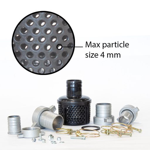 Waspper PC-107 benzines vízszivattyú 1” – 7500 l/óra, 35 m emelőmagasság, 8,5 m szívómélység