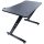 The G-Lab Gamer Asztal - K DESK COBALT (113x60cm, fém, pohártartó, fejhallgatótartó, fekete)