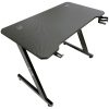 The G-Lab Gamer Asztal - K DESK COBALT (113x60cm, fém, pohártartó, fejhallgatótartó, fekete)