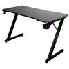 The G-Lab Gamer Asztal - K DESK ELECTRON EX (120x60cm, fém, pohártartó, fejhallgatótartó, fekete, RGB LED)