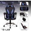 The G-Lab Gamer szék - KS NEON BLUE (kék; állítható magasság; áll. kartámasz)