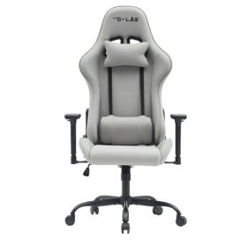   The G-Lab Gamer szék - KS PLATINIUM GREY (fekete; állítható magasság; áll. kartámasz)