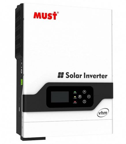 PV1800 VHM 3000W szolár inverter (hálózat+akku+napelem) TISZTA SZINUSZOS